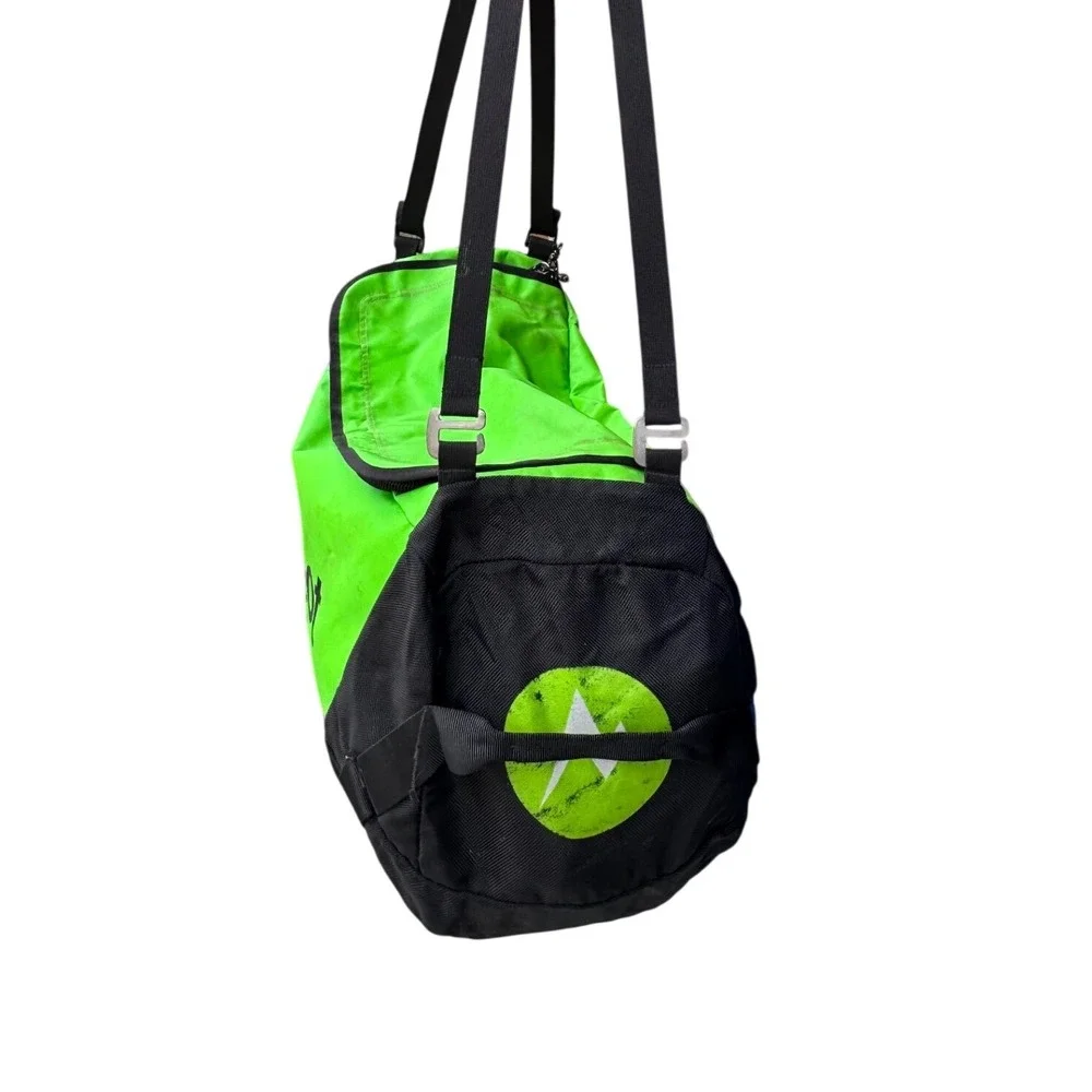 Marmot Long Hauler Duffel Bag Medium Lime Green Black Backpack Straps 50L Travel